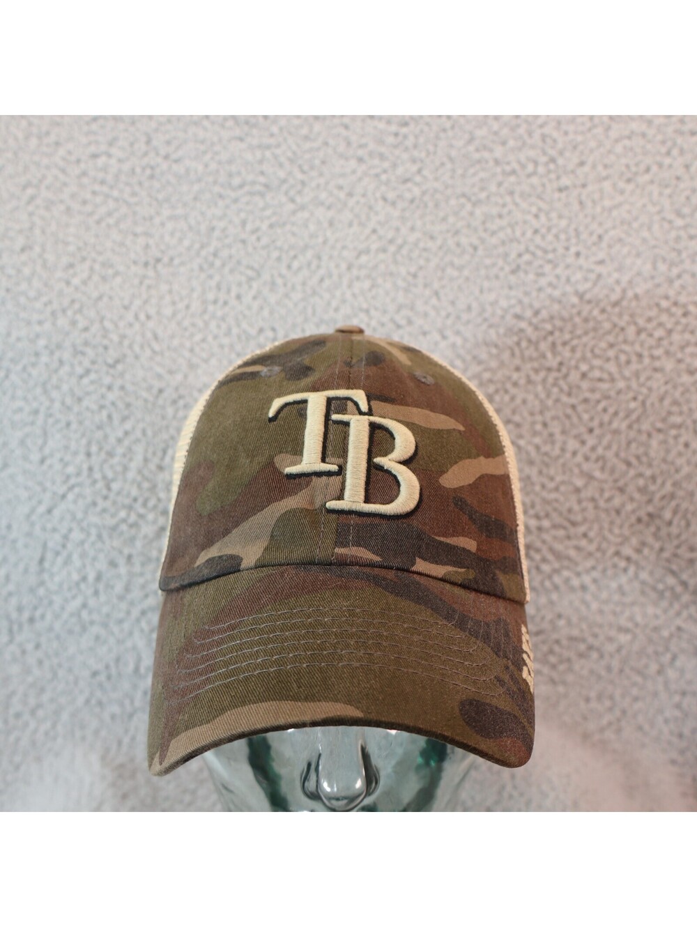 Tampa Bay Rays Fan Favorite Hat Osfa Camo Hat Army Green